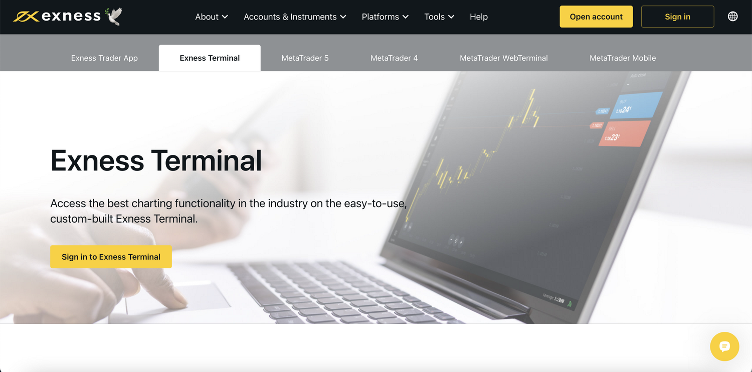 Dimulai dengan Aplikasi Exness